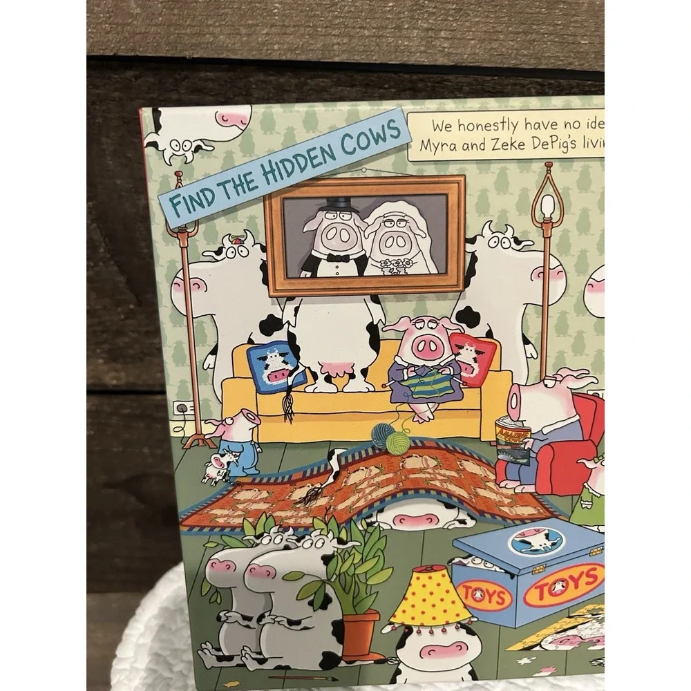 Hidden Cows 1000 Piece Jigsaw‎ Puzzle Workman New